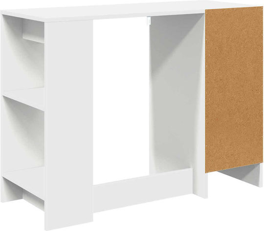 Wooden Desk White 100x40x75cm