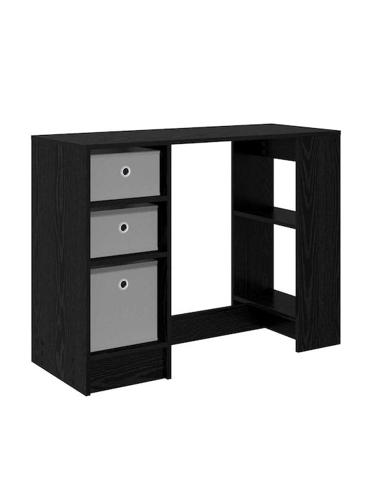 Desk Wooden Black Beech 100x40x75cm