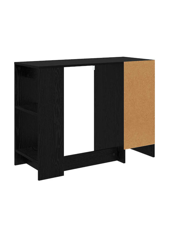 Desk Wooden Black Beech 100x40x75cm