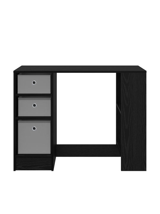 Desk Wooden Black Beech 100x40x75cm
