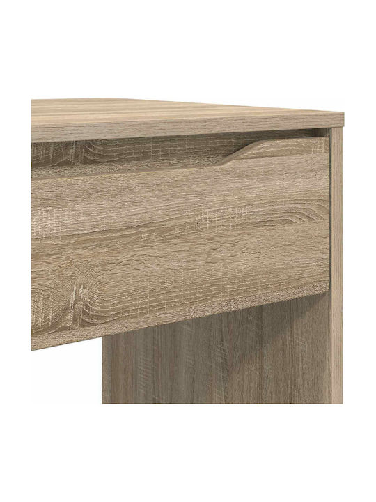 Schreibtisch Aus Holz Eiche 100x50x78cm