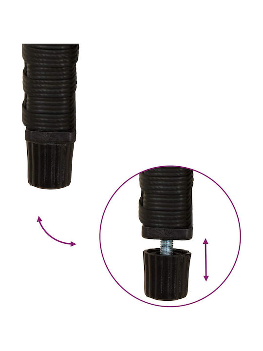 Garten- und Outdoor-Möbelsets 4 Stück Schwarz mit Kissen