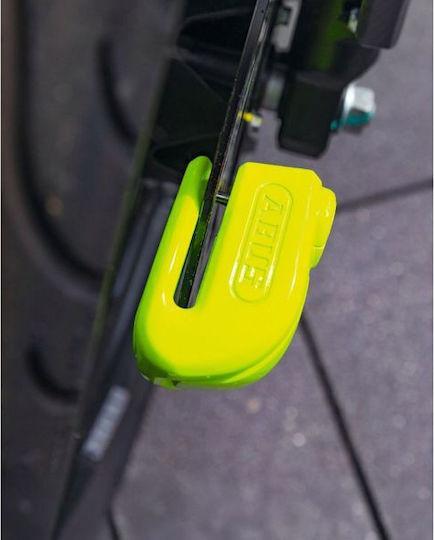 Abus 360 Trigger Alpha 2.0 Motorcycle Disc Brake Lock with 10mm Pin in Yellow