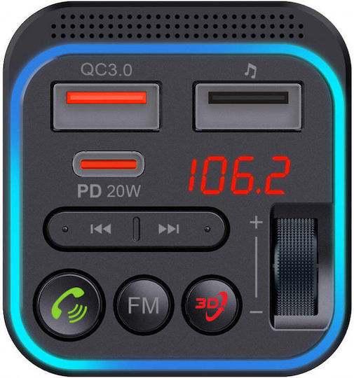 Diva FM Transmitter Αυτοκινήτου με USB