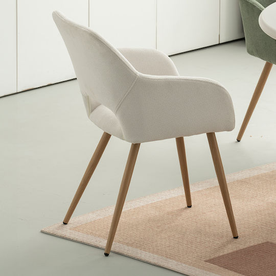 Πολυθρόνα Τραπεζαρίας Tiyana 60.5x55x83εκ. Πολυθρόνα Τραπεζαρίας Tiyana 60.5x55x83εκ.