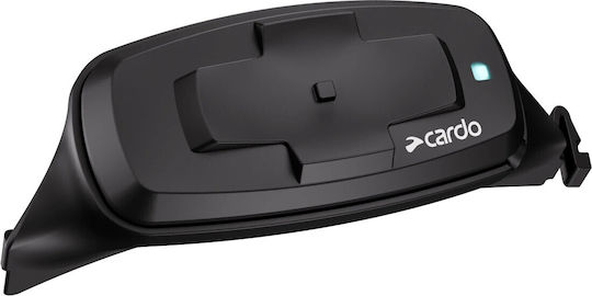 Cardo 4X-S Single Motorcycle Intercom for Helmet with Bluetooth Compatible with SHOEI GT-Air 3 NEOTEC 3 & J-Cruise 3