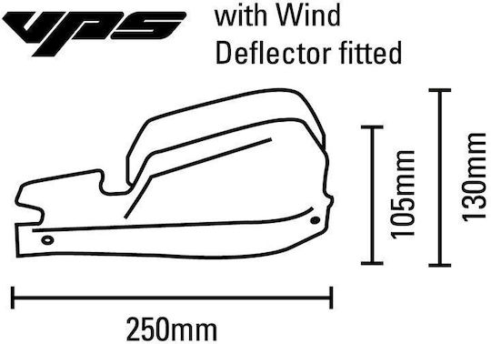 Barkbusters Motorcycle Protective Hand Guards in Yellow Colour