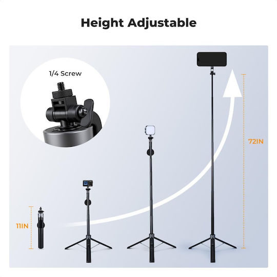Kampf Concept Ms52 Magnetic Selfie Stick Tripod Remote Control Kf150015