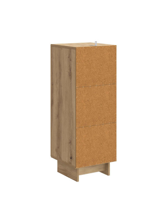 Επιδαπέδιο Ντουλάπι Τεχνίτικη Δρυς 33x34.5x90εκ.