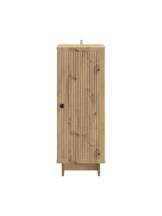Επιδαπέδιο Ντουλάπι Τεχνίτικη Δρυς 33x34.5x90εκ.
