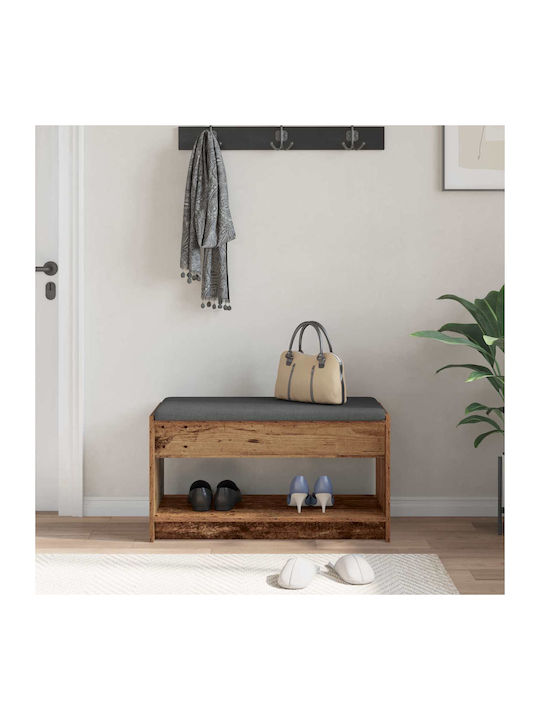 Hallway Furniture with Bench Brown 83x38x45cm