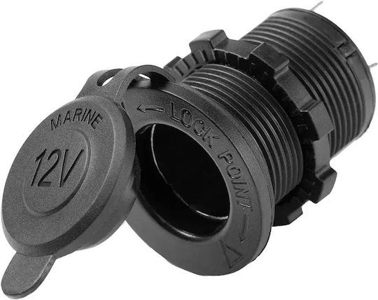 Wasserdichte Zigarettenanzünderbuchse 12v/24v Rotes LED-Licht & Schutzkappe Tc-462