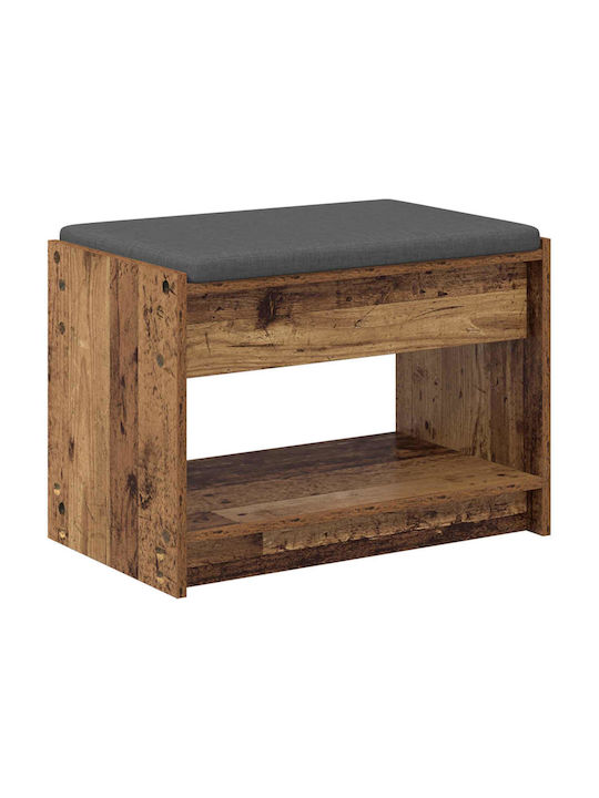 Hallway Furniture with Bench Old Wood 63x38x45 cm