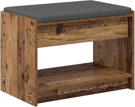 Hallway Furniture with Bench Old Wood 63x38x45 cm