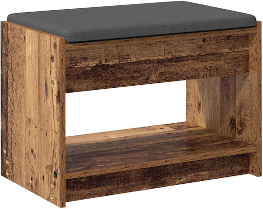Hallway Furniture with Bench Old Wood 63x38x45 cm
