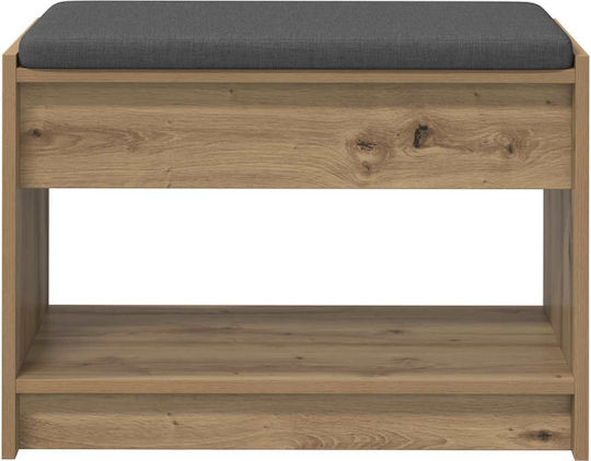 Hallway Furniture with Bench Artisan Oak 63x38x45 cm