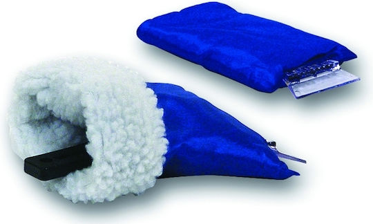 Auto Gs Auto-Eiskratzer Mit Handschuh in Blau Farbe