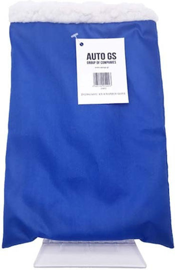 Auto Gs Auto-Eiskratzer Mit Handschuh in Blau Farbe