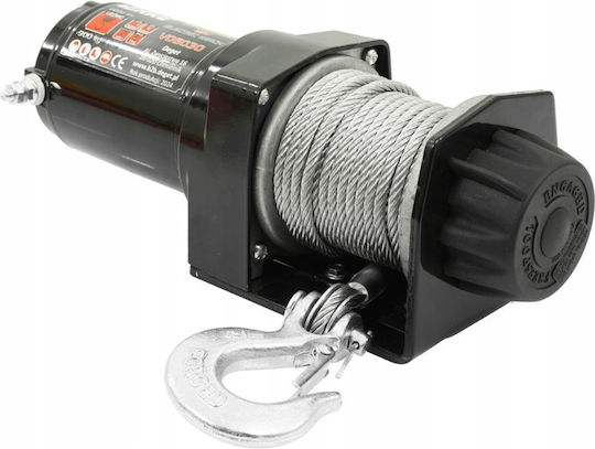 Verke Electric Troliu Auto 4x4 12V cu Capacitate de Tracțiune 907kg