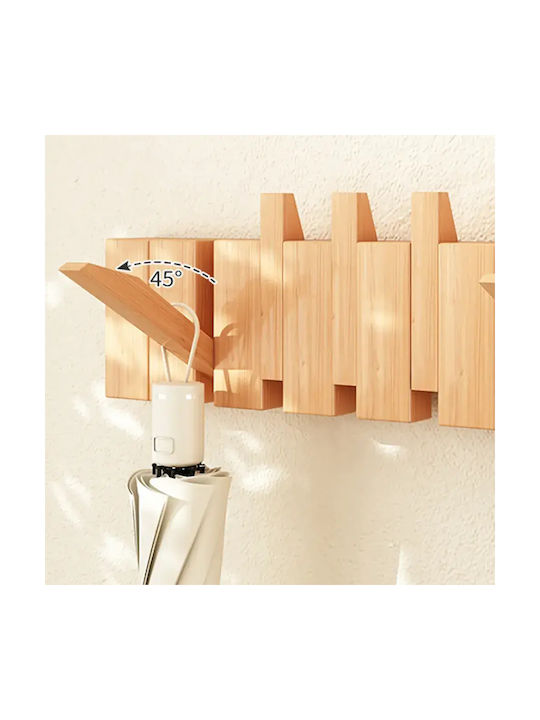 Pandaboo Kids Wall Hanger Multi Hook Wooden
