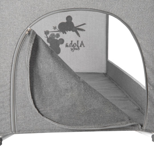 Lorreli Noemi Playpen 2 Levels With Mattress Green