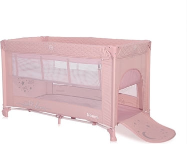 Lorreli Noemi Playpen 2 Levels With Mattress Green