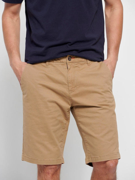 FBM007-00103 Men's Shorts Chino Beige