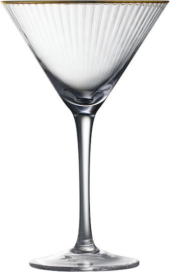 Lyngby Palermo Комплект Чаши Martini Коктейл Колонати Стъклени 250 мл 4 Броя
