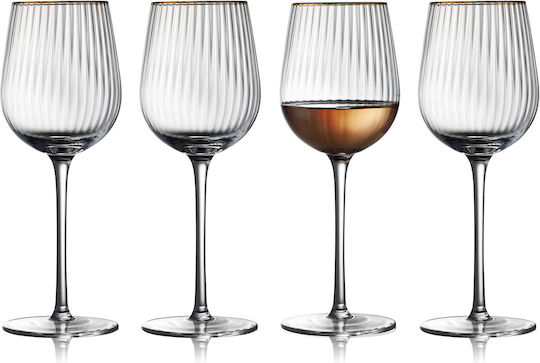 Lyngby Glas Комплект Чаши за Бяло Вино от Стъкло На Столчета 300мл 4 Брой Lyngby Glas Комплект Чаши за Бяло Вино от Стъкло На Столчета 300мл 4 Брой
