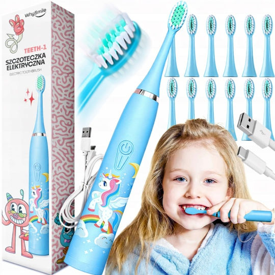 Whysmile Sonic Periuță de Dinți Electrică pentru Copii cu Cronometru