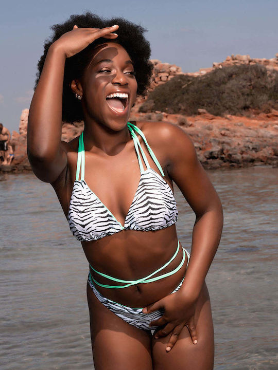 Bikini Τριγωνάκι Zebra