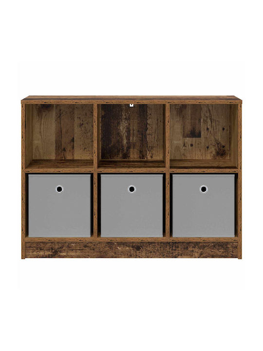 Wooden Storage Cabinet L88.5xW27.5xH63.5cm