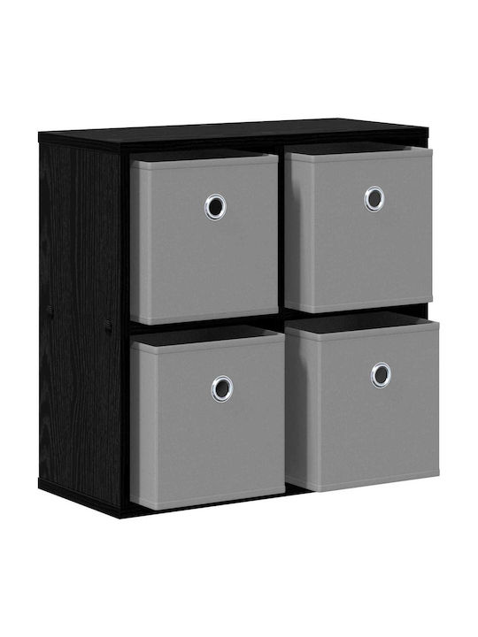 Wooden Storage Cabinet with 4 Drawers M49.5xW22xH47cm