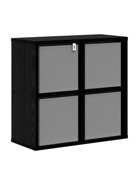 Wooden Storage Cabinet with 4 Drawers M49.5xW22xH47cm