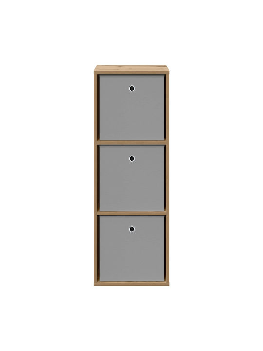 Wooden Storage Drawers with 3 Drawers M35xW32xH99.5cm