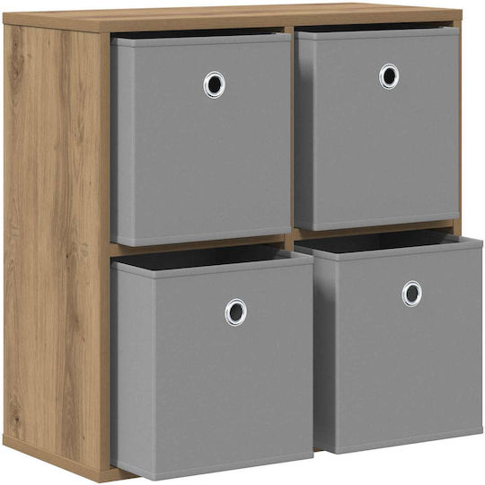 Storage Drawer Wooden W59.5xD27xH57cm