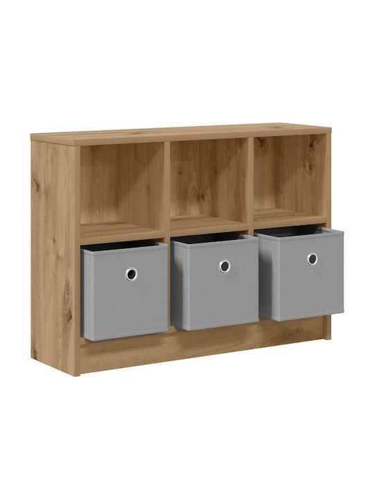 Artisan Oak Bookcase 73.5x22.5x53.5cm
