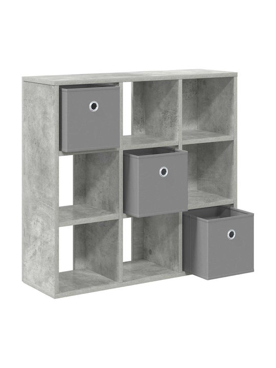 Wooden Storage Cabinet with 3 Drawers M73.5xW24xH69.5cm