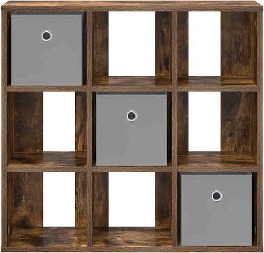 Cabinet De Depozitare Din Lemn Cu 3 Sertare L73.5xL24xÎ69.5cm