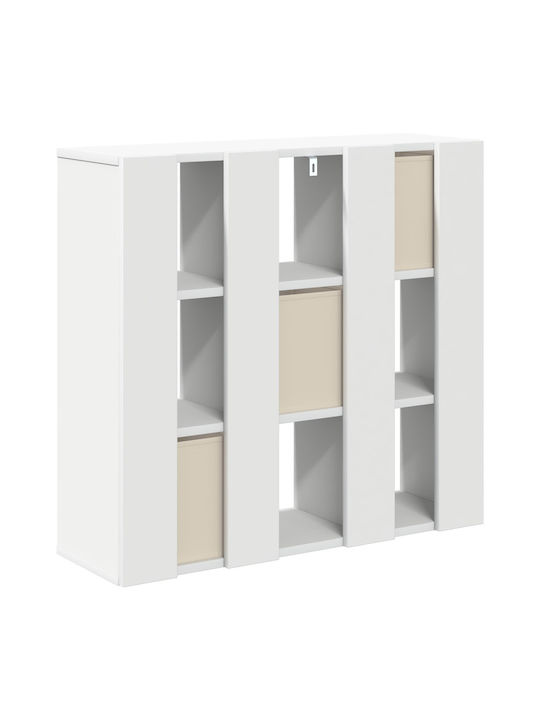 Wooden Storage Cabinet with 3 Drawers M73.5xW24xH69.5cm