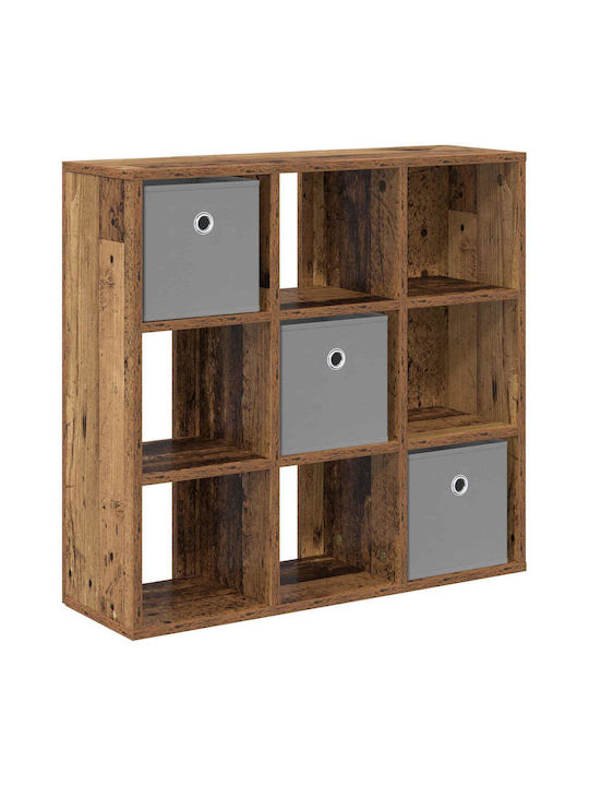 Wooden Storage Cabinet with 3 Drawers M73.5xP24xH69.5cm