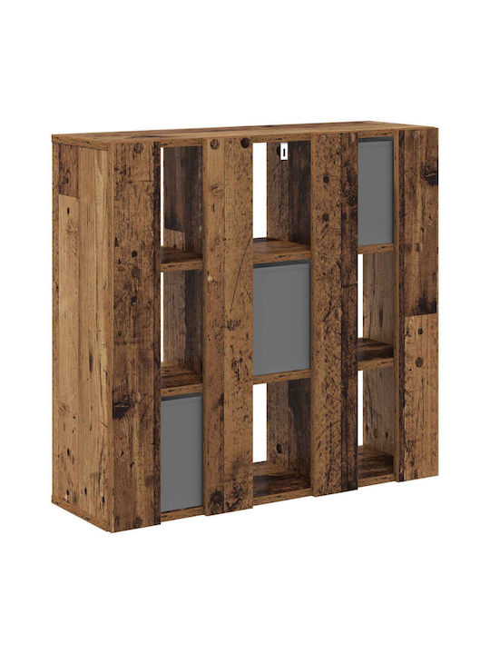 Wooden Storage Cabinet with 3 Drawers M73.5xP24xH69.5cm