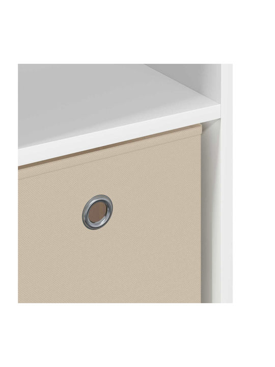 Wooden Storage Drawers with 3 Drawers M88.5xW29xH84.5cm
