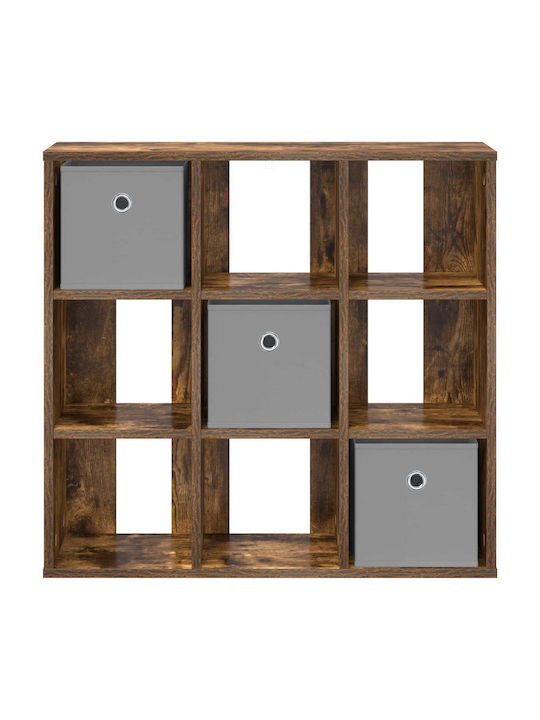 Wooden Storage Cabinet with 3 Drawers M73.5xP24xH69.5cm
