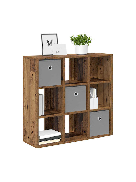 Wooden Storage Cabinet with 3 Drawers M73.5xP24xH69.5cm