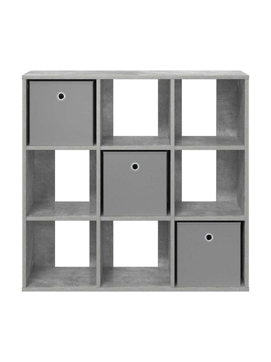 Wooden Storage Drawers with 3 Drawers M88.5xW29xH84.5cm