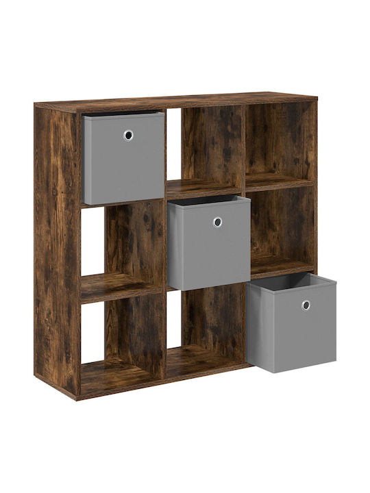 Wooden Storage Drawers with 3 Drawers W88.5xD29xH84.5cm