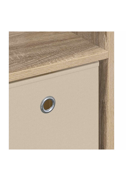 Wooden Storage Cabinet with 3 Drawers M102xP31xH99.5cm