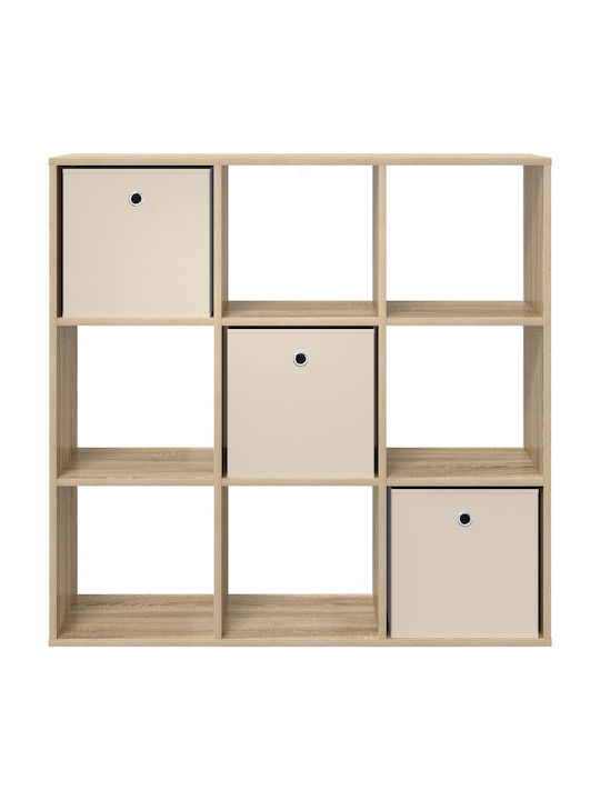 Wooden Storage Cabinet with 3 Drawers M102xP31xH99.5cm