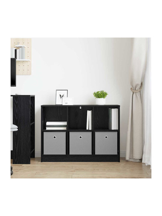 Ντουλάπι Δαπέδου Μαύρη Οξυά 88.5x27.5x63.5εκ.